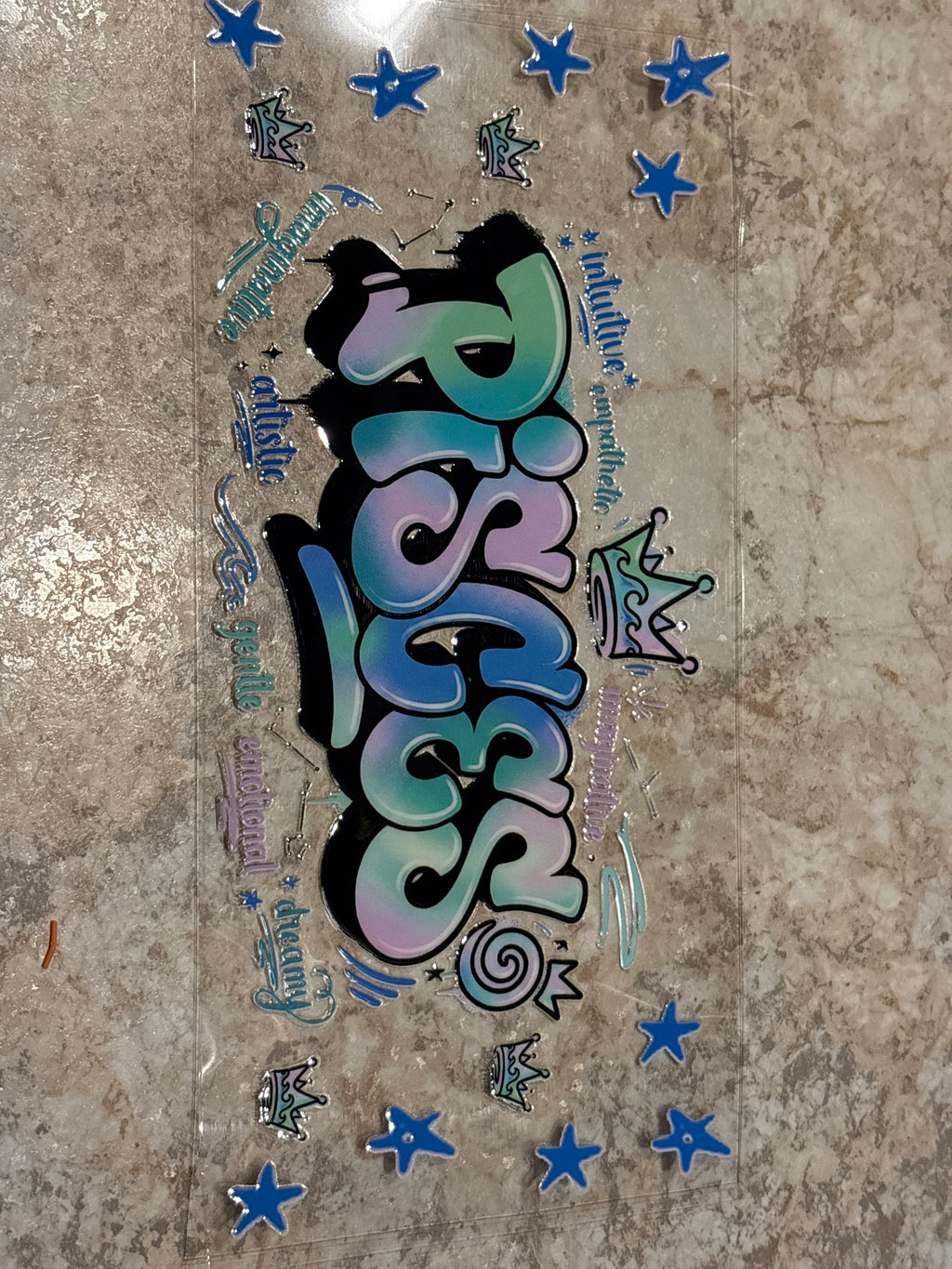 Graffiti birthday signs