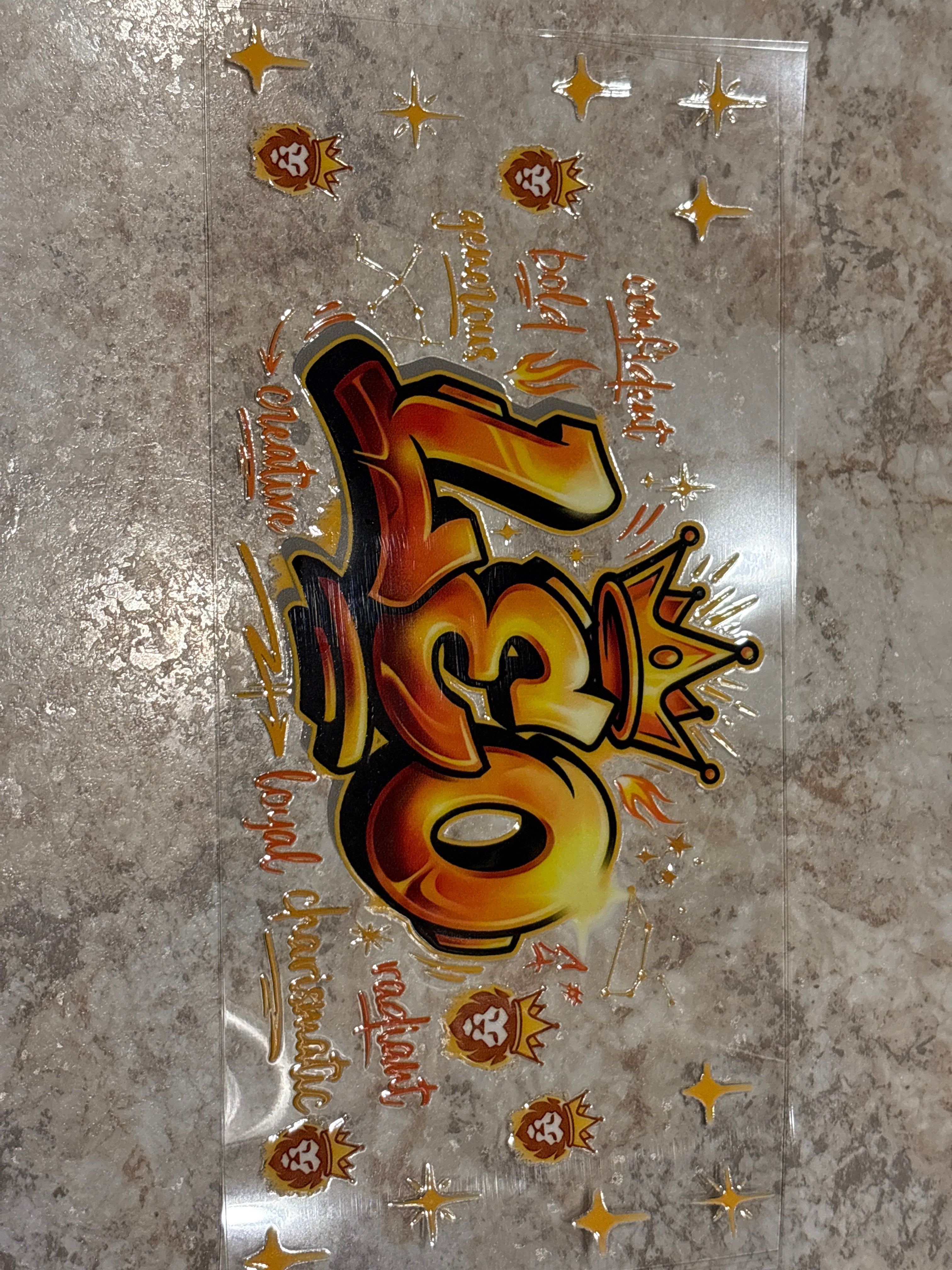 Graffiti birthday signs