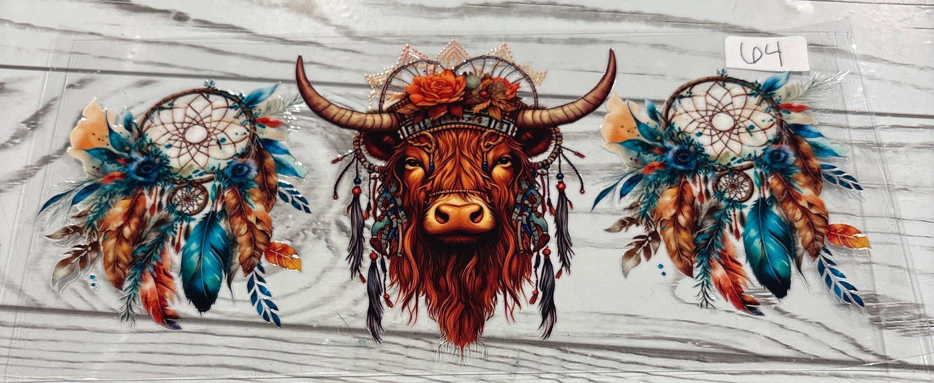 Cow dream catcher #64