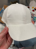 White baseball cap