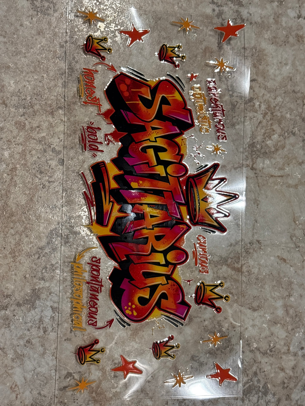 Graffiti birthday signs