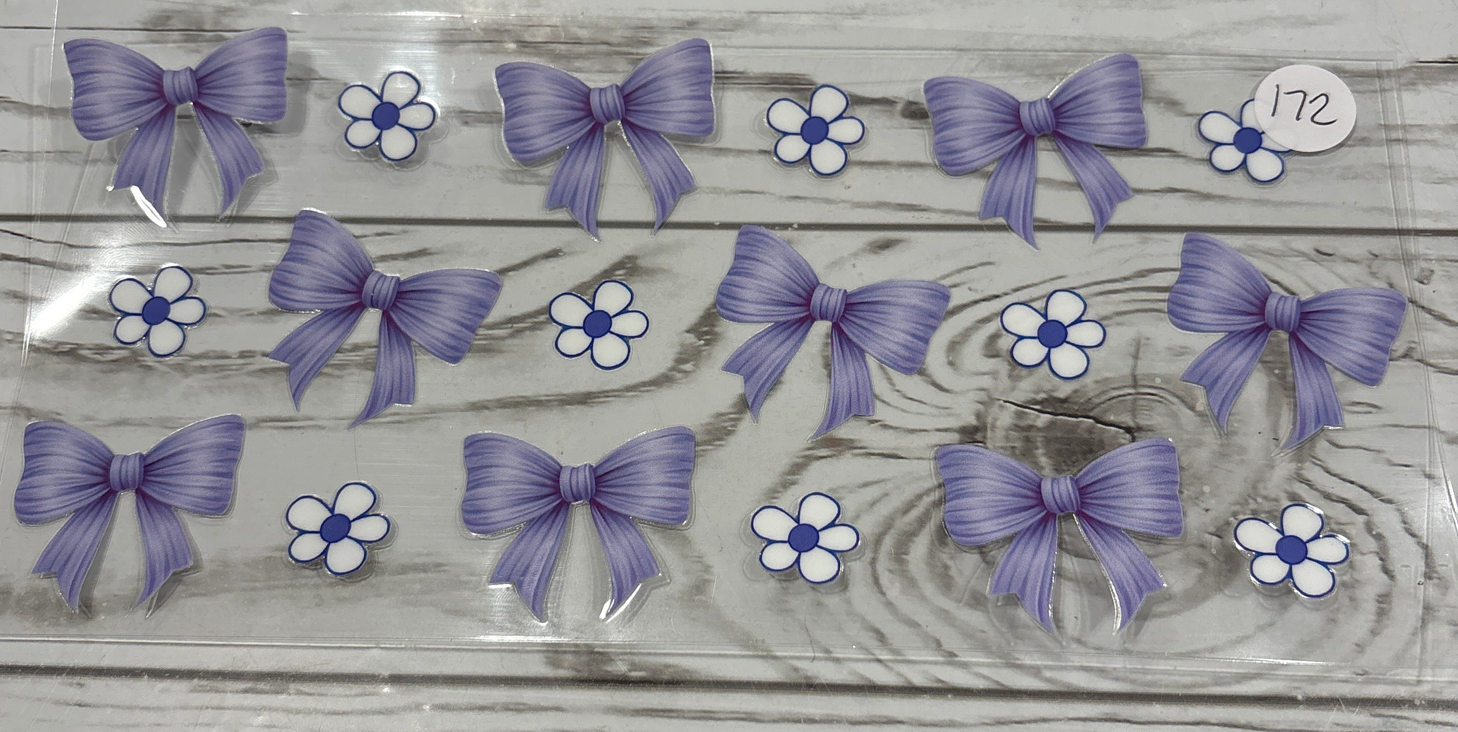 Purple bows #172