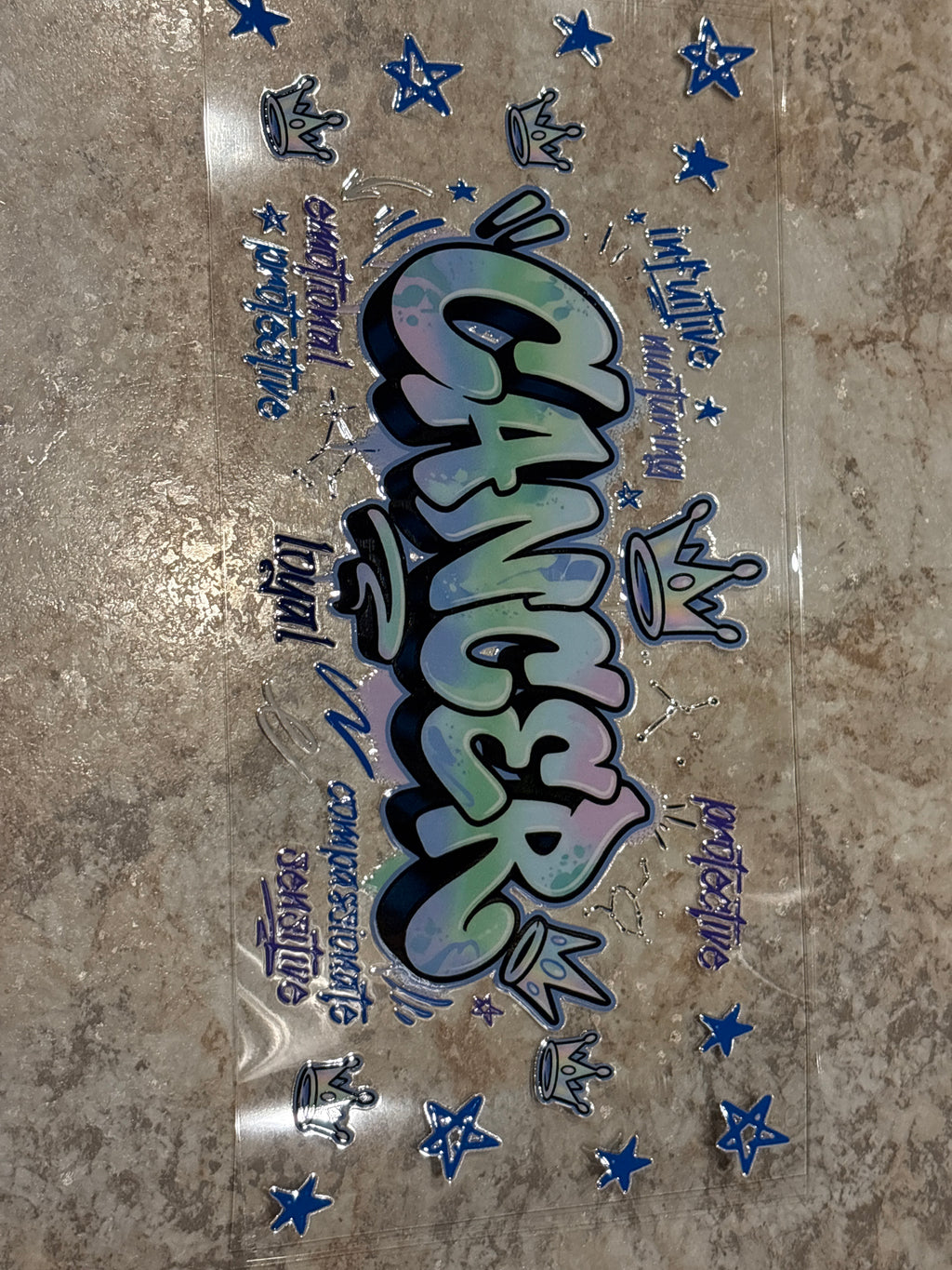 Graffiti birthday signs