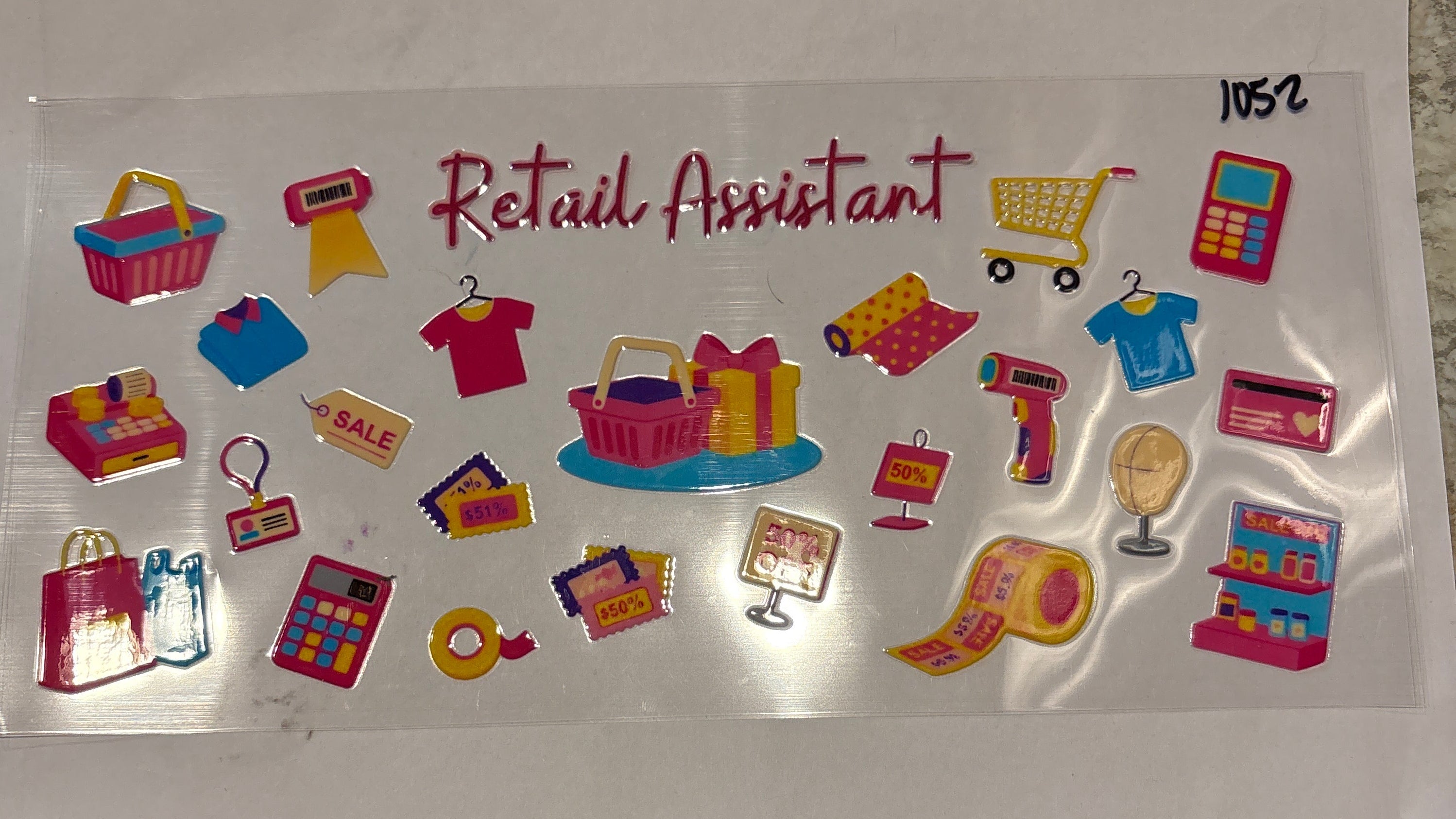 1052 retail assistant