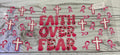 Faith over fear with ribbon #159