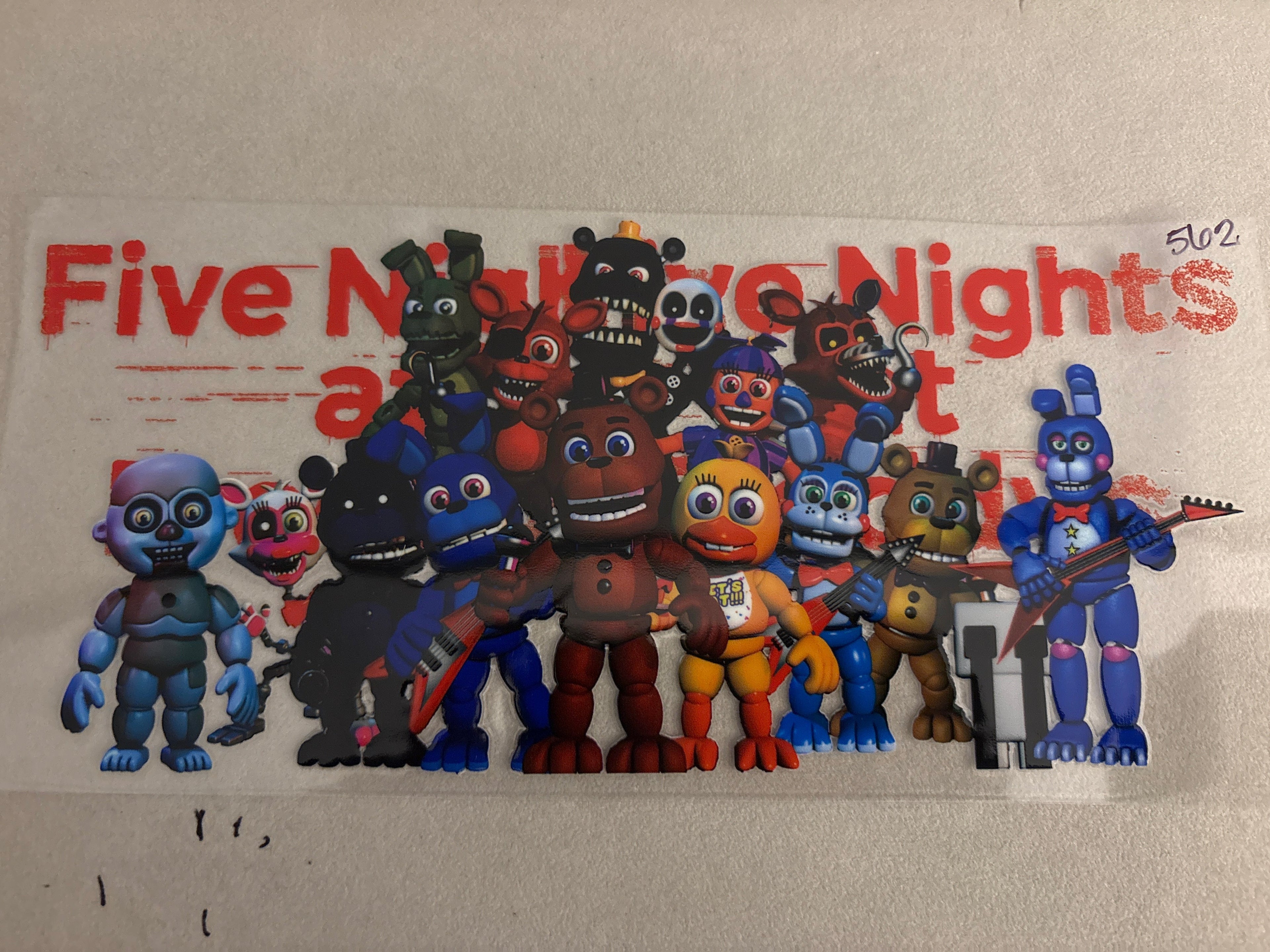 562 five nights at freddys