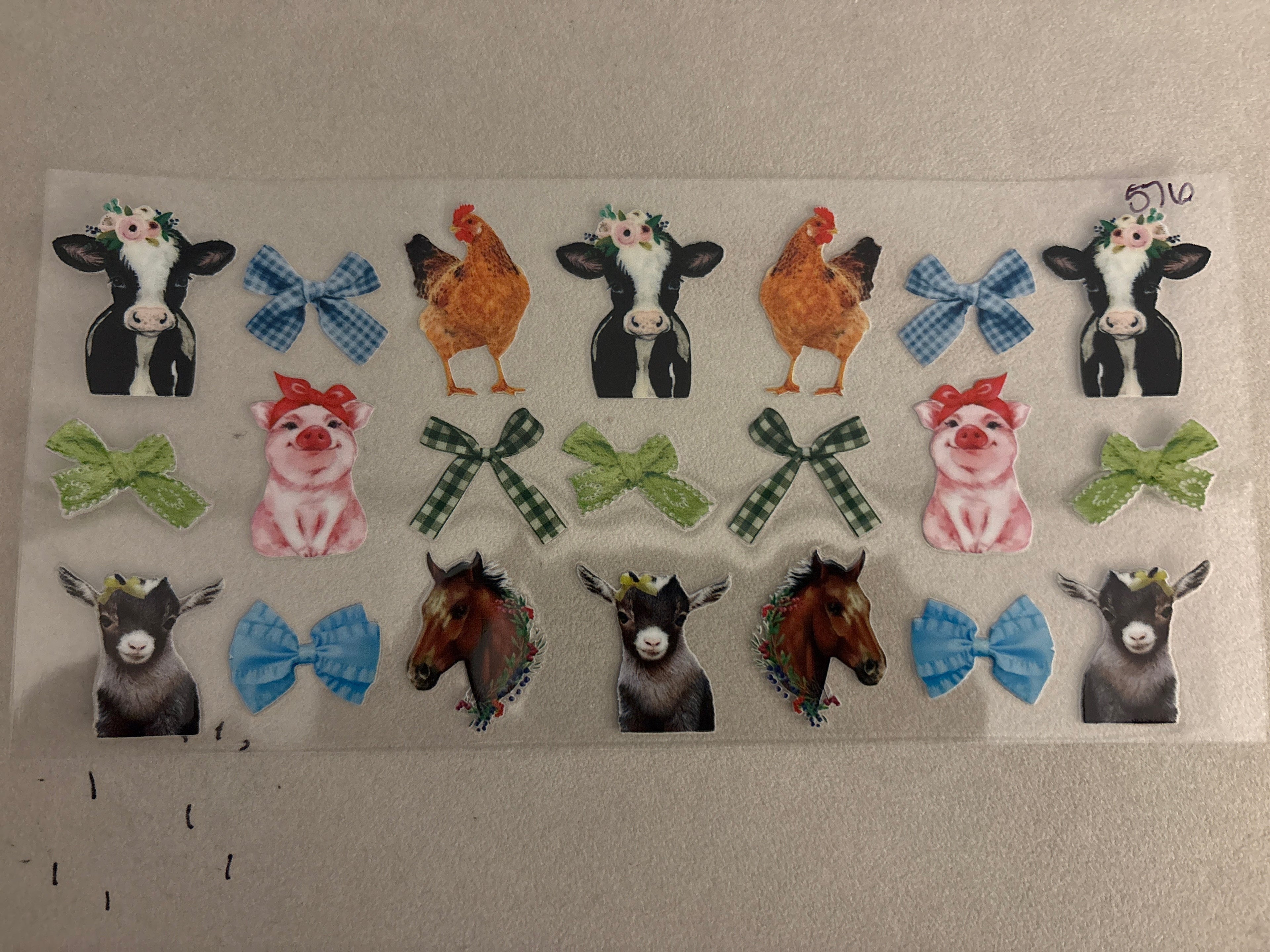516 farm animals