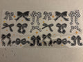 523 black bows
